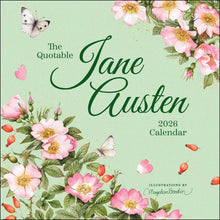 Load image into Gallery viewer, Andrews McMeel The Quotable Jane Austen 12x12 2026 Wall Calendar