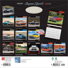 Load image into Gallery viewer, Browntrout Chevy Super Sport OFFICIAL 2026 12 x 12 Wall Calendar