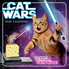 Load image into Gallery viewer, Sellers Publishing Cat Wars 2026 7 x 7 Mini Calendar