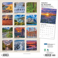Load image into Gallery viewer, Browntrout America the Beautiful 2026 12 x 12 Wall Calendar