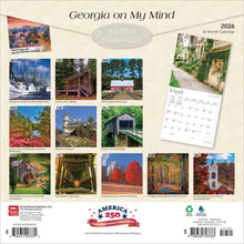 Load image into Gallery viewer, Browntrout Georgia on My Mind 2026 12 x 12 Wall Calendar