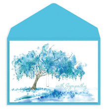 Load image into Gallery viewer, Graphique Watercolor Willow Sympathy Card