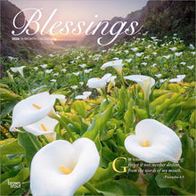 Load image into Gallery viewer, Browntrout Blessings 2026 12 x 12 Wall Calendar