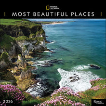 Load image into Gallery viewer, Universe National Geographic: Most Beautiful Places 12x12 2026 Wall Calendar