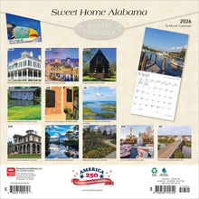 Load image into Gallery viewer, Browntrout Sweet Home Alabama 2026 12 x 12 Wall Calendar