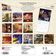 Load image into Gallery viewer, Browntrout Cocinas Mexicanas 2026 12 x 12 Wall Calendar