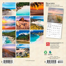 Load image into Gallery viewer, Browntrout Beaches 2026 7 x 7 Mini Calendar
