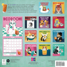 Load image into Gallery viewer, Sellers Publishing Kitty Cocktails 2026 12 x 12 Wall Calendar