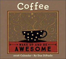 Load image into Gallery viewer, Andrews McMeel Coffee 2026 Deluxe Wall Calendar