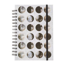 Load image into Gallery viewer, Darice Hardcover Journal: Moons, 6.5 x 9.75 inches, 100 sheets