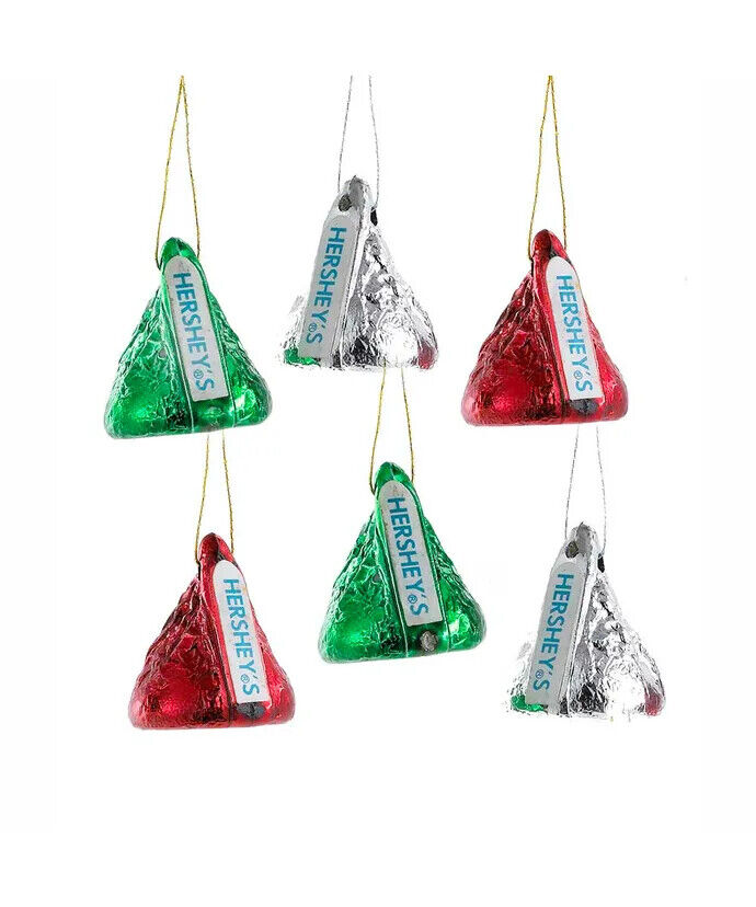 Hershey's™ Miniature Kiss Ornaments, 6-Piece Box Set HY0158