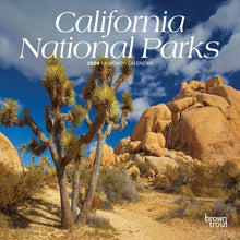 Load image into Gallery viewer, Browntrout California National Parks 2024 7 x 7 Mini Calendar
