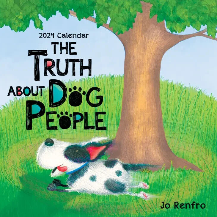 Blue Mountain The Truth About Dog People 2024 Mini Calendar