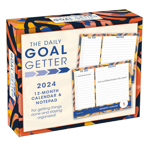 Sellers Publishing Daily Goal Getter 2024 Boxed Daily Calendar