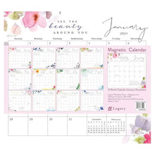 Load image into Gallery viewer, Legacy Gratitude 2024 Magnetic Calendar Pad
