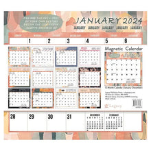 Load image into Gallery viewer, Legacy Live, Laugh, Love 2024 Magnetic Calendar Pad
