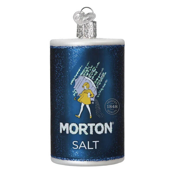 Old World Christmas Morton Salt Canister Ornament