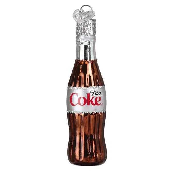 Old World Christmas Mini Diet Coke Bottle Ornament