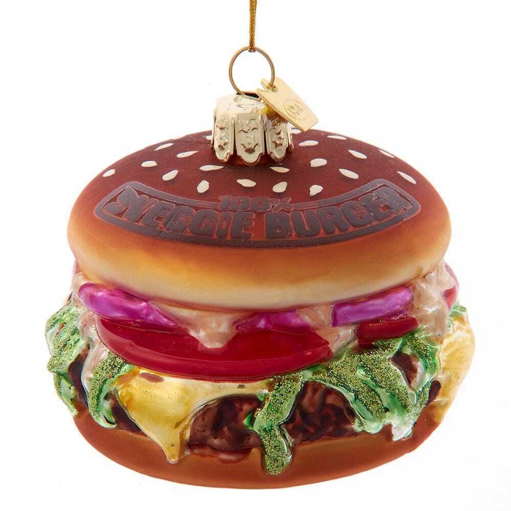 Noble Gems™ Glass Veggie Burger Ornament NB1744