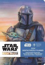 Load image into Gallery viewer, Andrews McMeel MANDALORIAN Thomas Kinkade 12-Month 2024 Monthly/Weekly Planner
