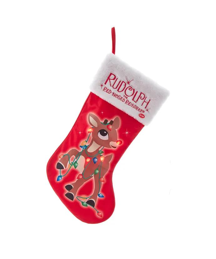 Rudolph The Red Nose Reindeer® Battery Operated Light-Up Stocking RU7231