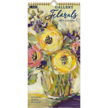 Load image into Gallery viewer, Lang Gallery Florals 2024 Vertical Wall Calendar
