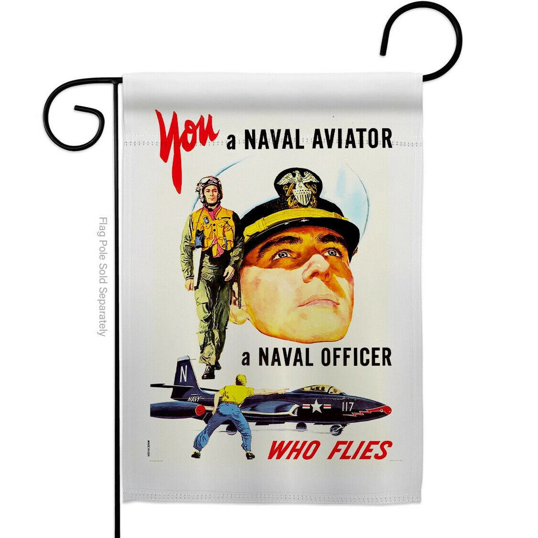 Two Group Flag You a Naval Officer Military Navy US Historic Decor Flag
