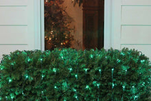 Load image into Gallery viewer, 4' x 6' Green LED Wide Angle Christmas Net Lights - Green Wire