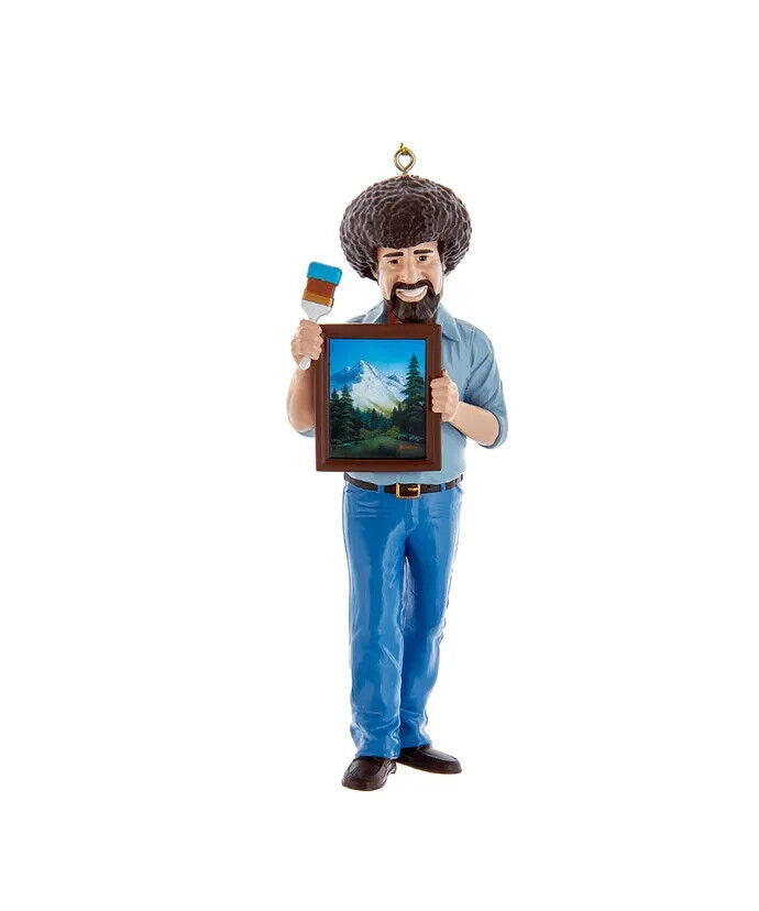 Bob Ross With Frame Painting Ornament  BO1221