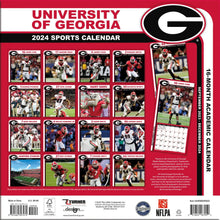 Load image into Gallery viewer, Turner Georgia Bulldogs 2024 Mini Wall Calendar
