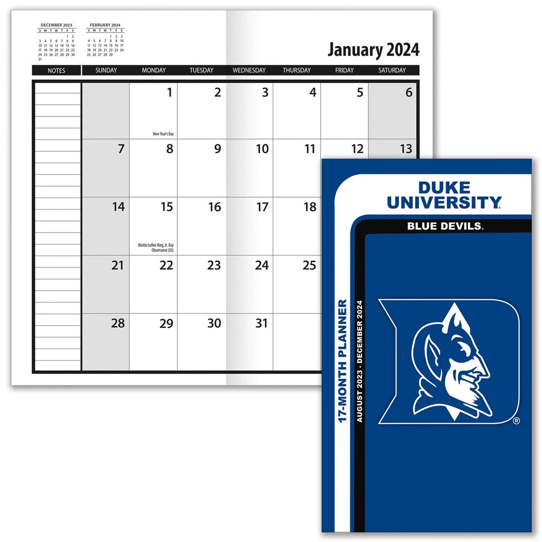Turner Duke Blue Devils 2024 17-Month Planner