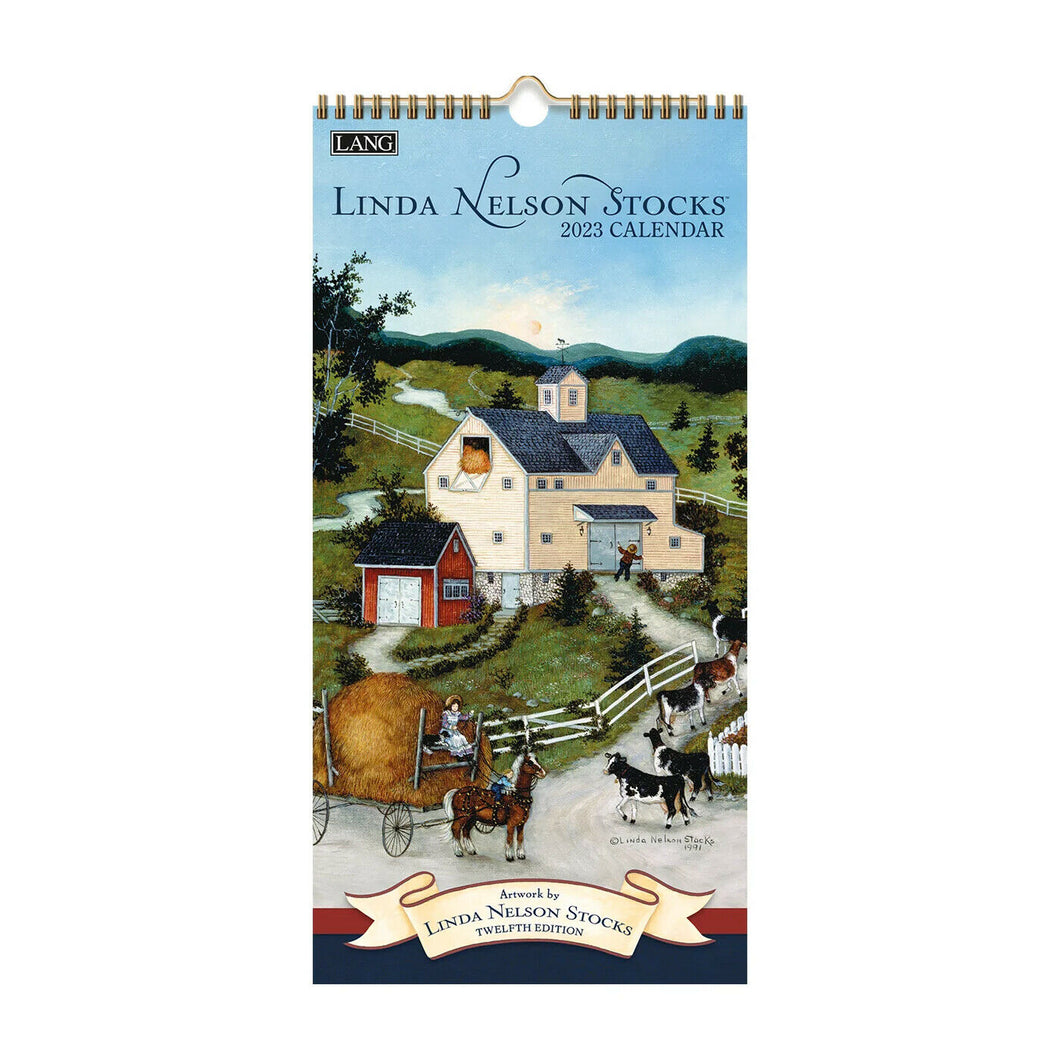 Lang Linda Nelson Stocks 2023 Vertical Wall Calendar