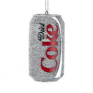 Coca-Cola® Glittered Diet Coke Can Ornament