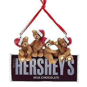 Hershey's™ Bears On Hershey Chocolate Bar Ornament