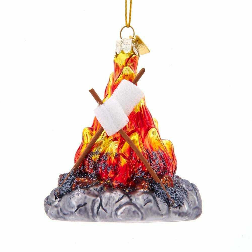 Noble Gems™ Campfire Glass Ornament