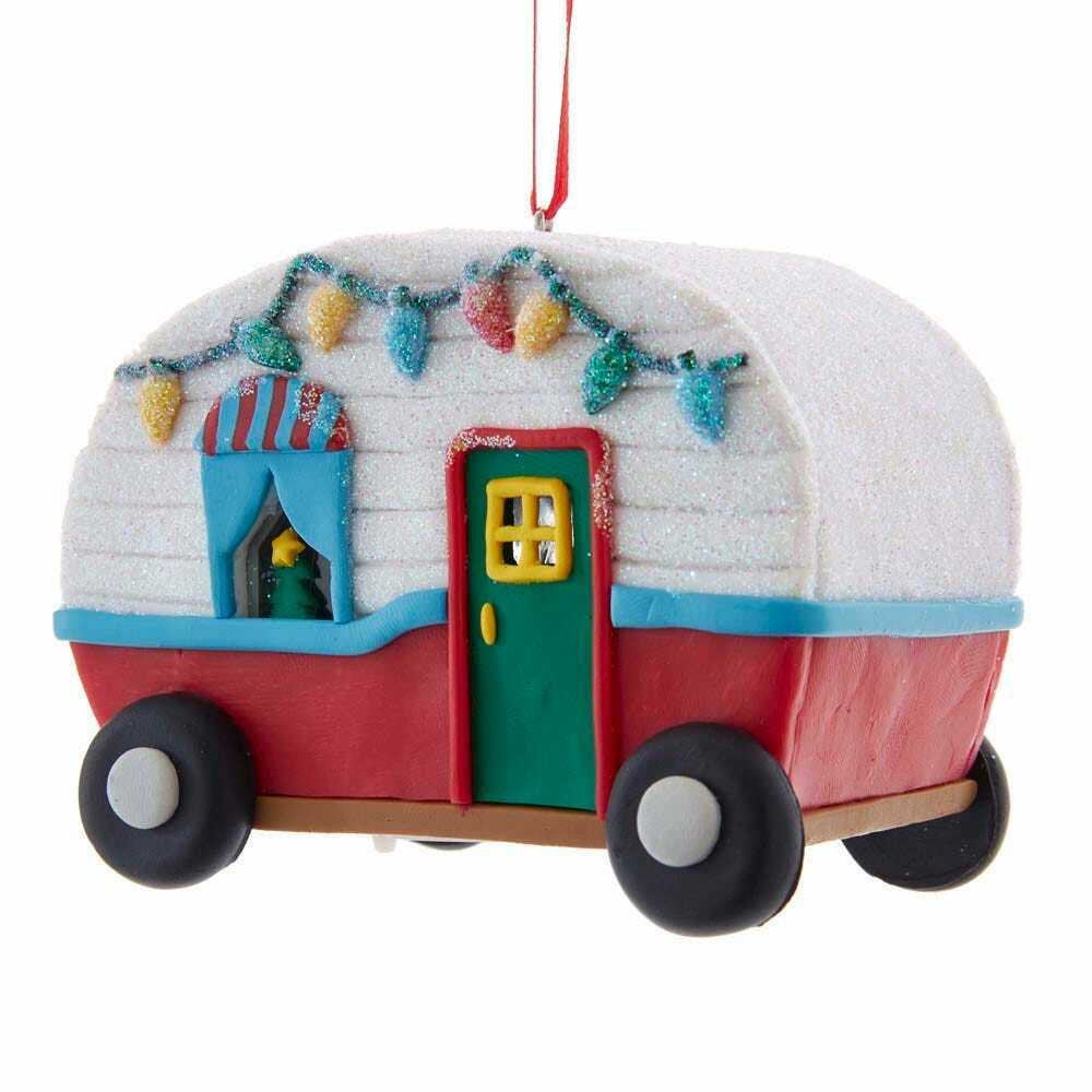 Battery-Operated LED Camper Ornament
