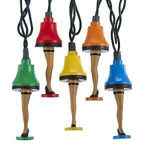 UL 10-Light A Christmas Story™ Multi-Color Leg Lamp Light Set