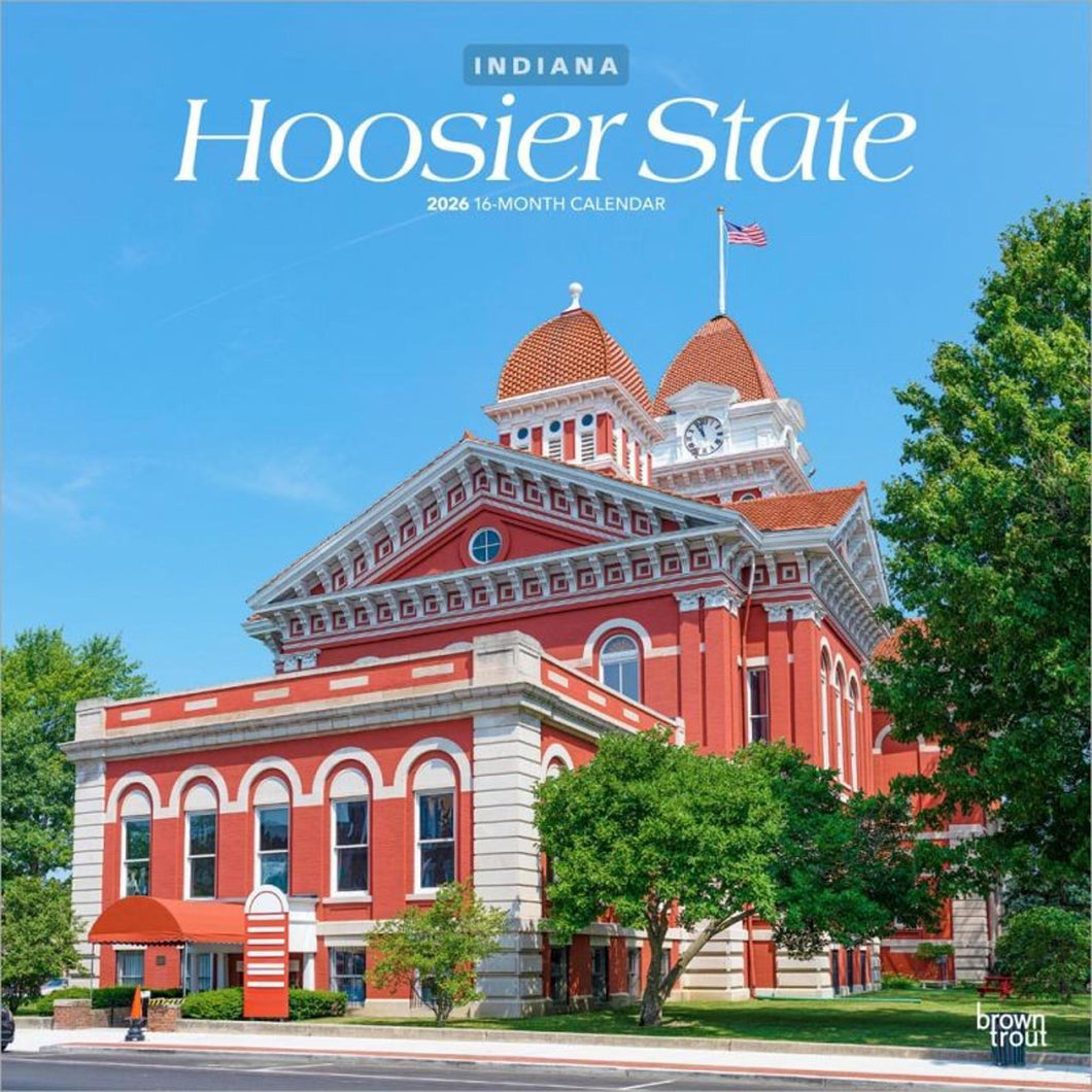 Browntrout Hoosier State 2026 12 x 12 Wall Calendar