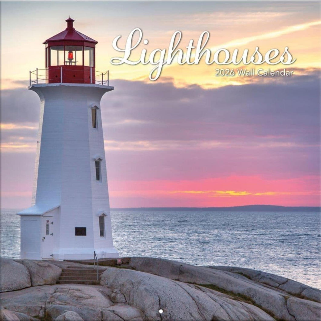 Turner Lighthouses 12x12 Photo 2026 Wall Calendar