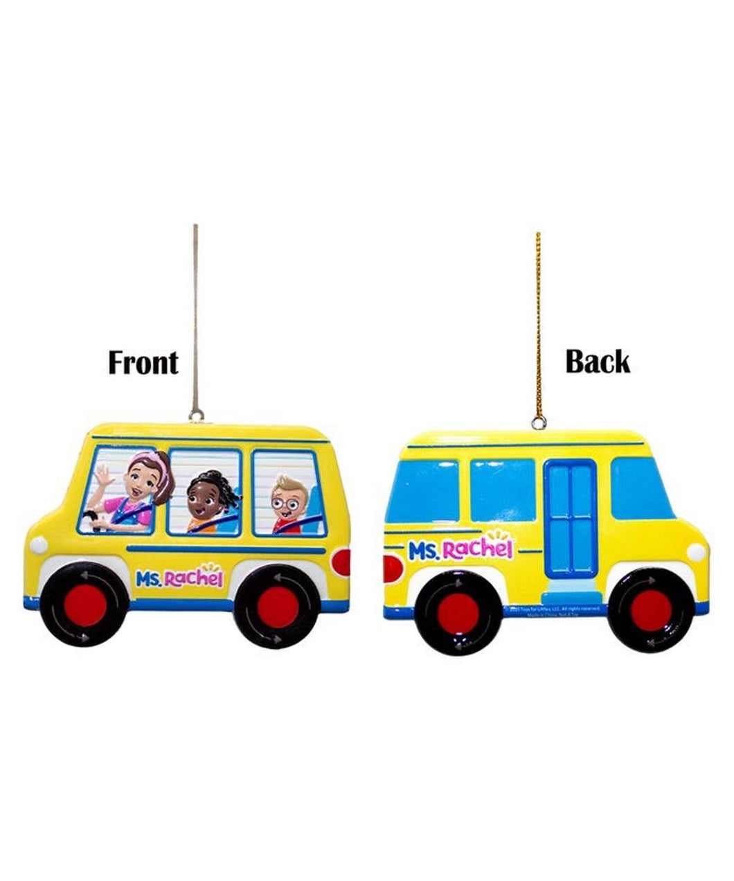 Ms. Rachel™ 3D-Printed Bus Ornament MSR2253