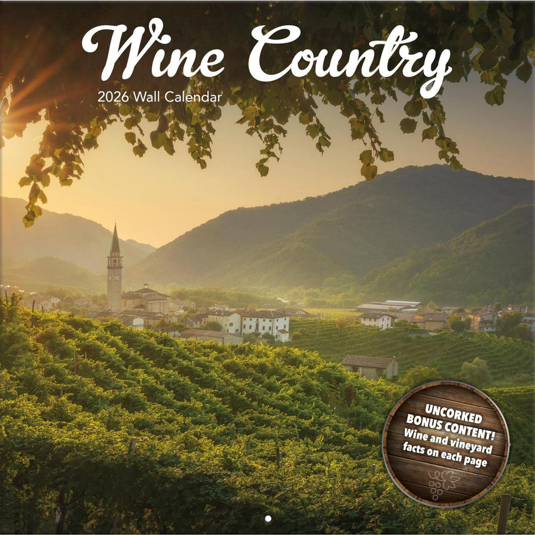 Turner Wine Country 12x12 Photo 2026 Wall Calendar