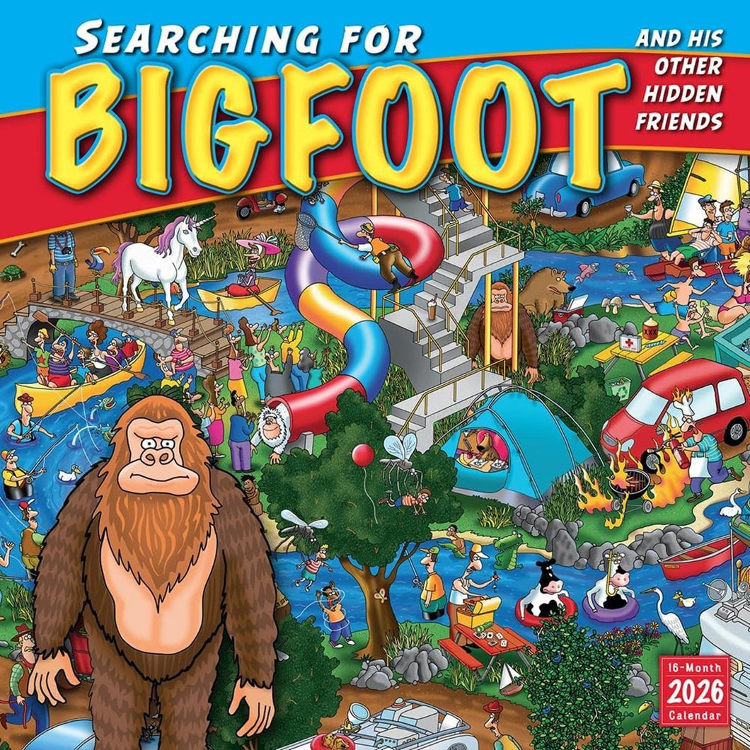 Sellers Publishing Searching for Bigfoot 2026 12 x 12 Wall Calendar