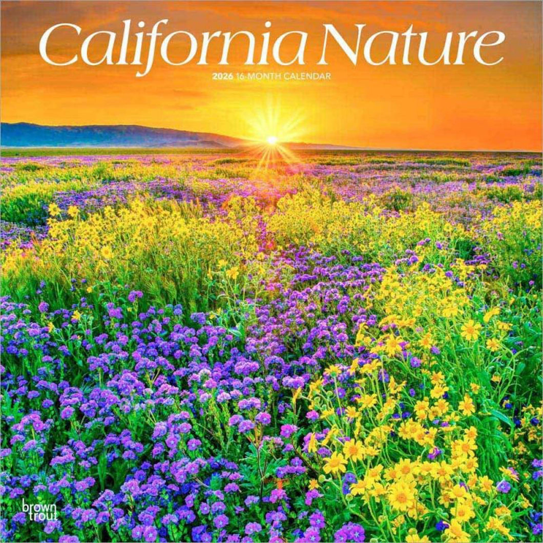 Browntrout California Nature 2026 12 x 12 Wall Calendar