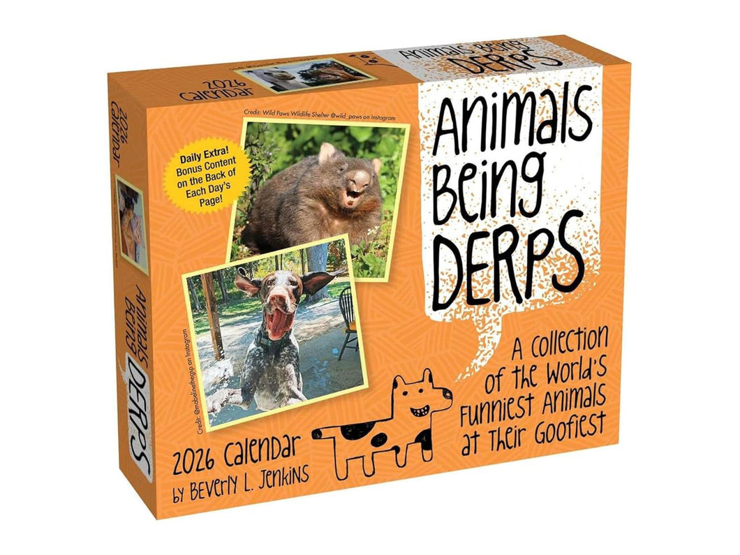 Andrews McMeel Animals Being Derps 2026 Day-to-Day Calendar