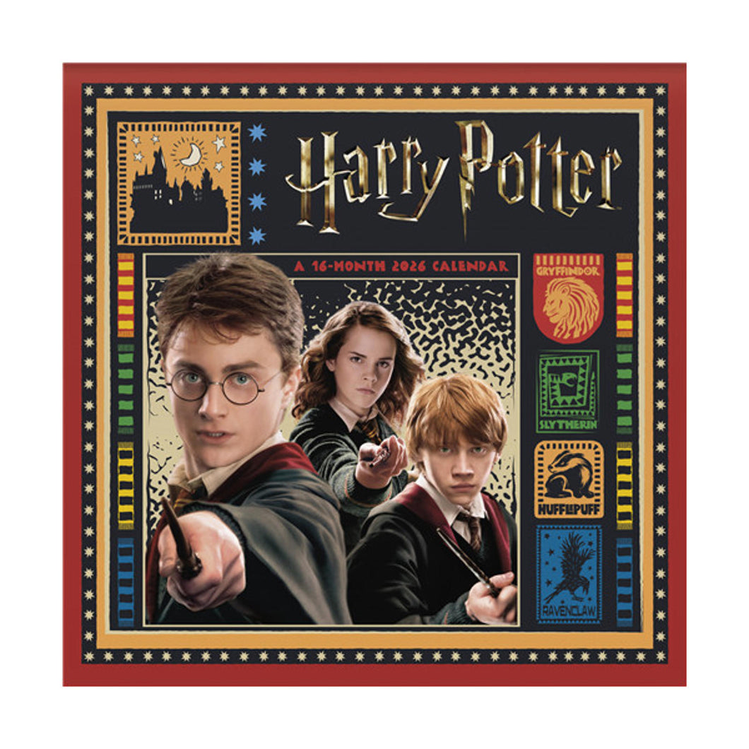 Trends International Harry Potter 2026 12 x 12 Wall Calendar