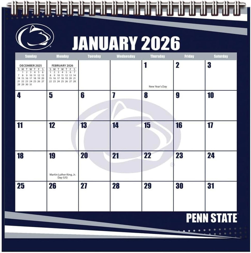 Turner Penn State Nittany Lions 2026 Easel Desk Calendar