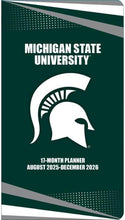 Load image into Gallery viewer, Turner Michigan State Spartans 2026 17-Month Pocket Planner
