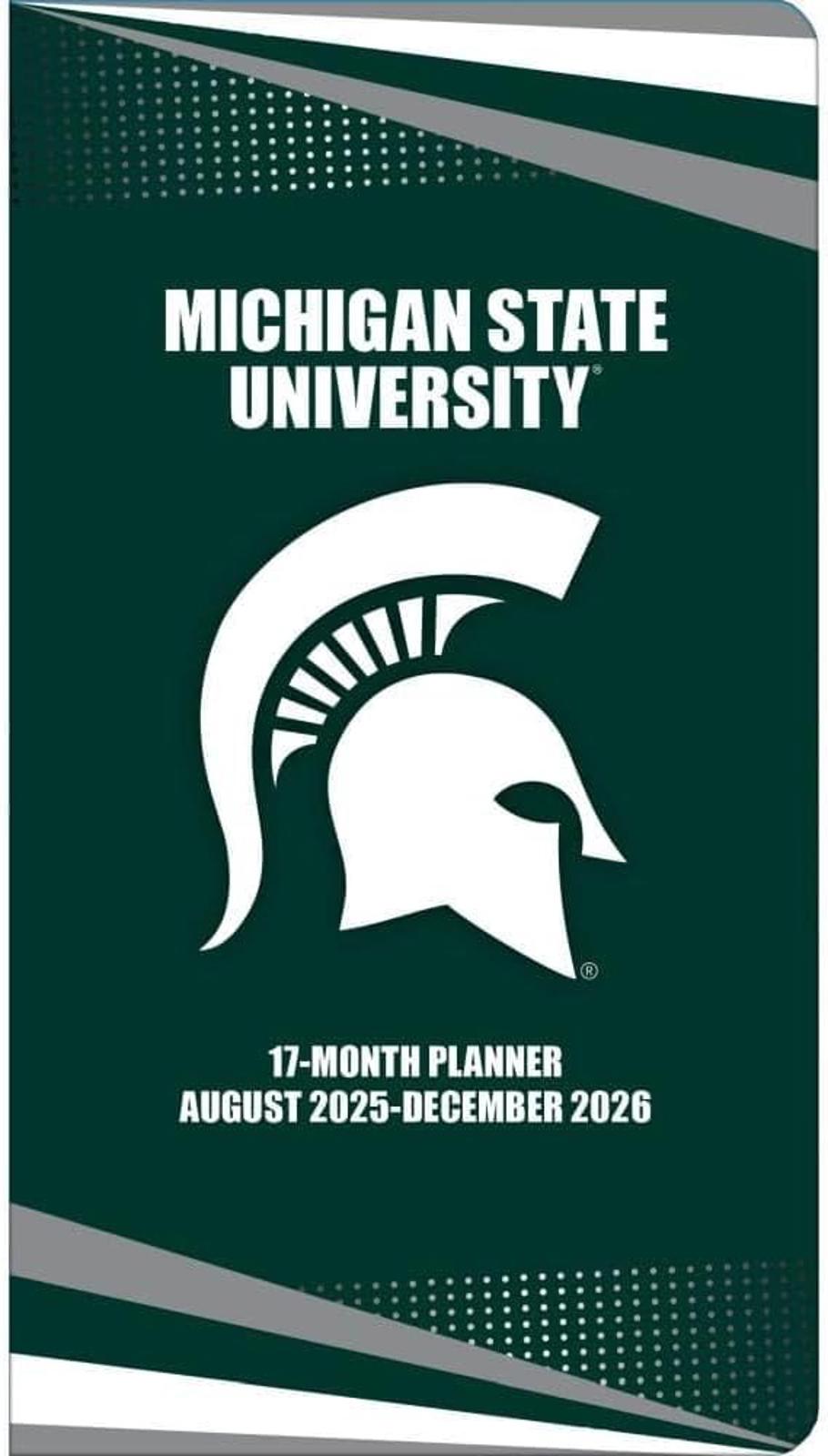 Turner Michigan State Spartans 2026 17-Month Pocket Planner