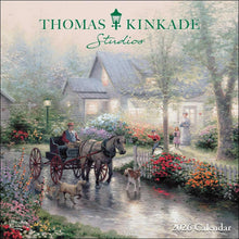 Load image into Gallery viewer, Andrews McMeel Thomas Kinkade Studios 2026 7 x 7 Mini Calendar

