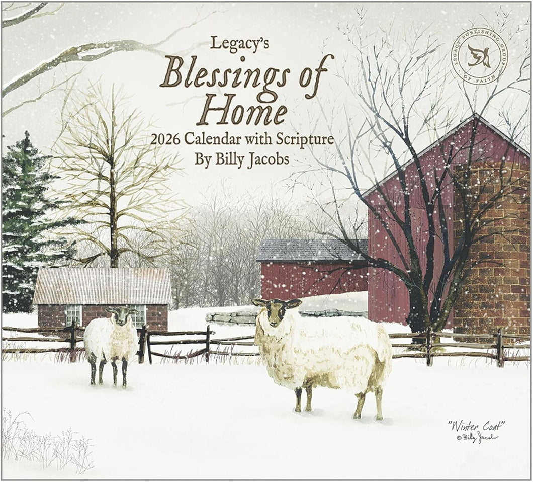 Legacy Blessings of Home 2026 Wall Calendar